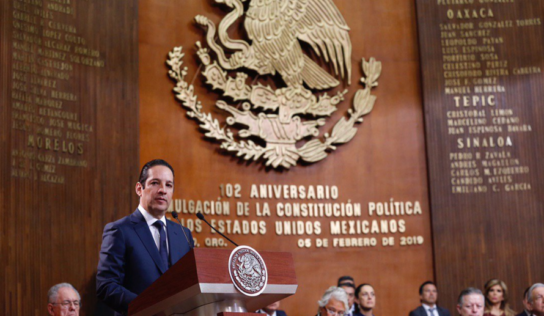 Ceremonia Conmemorativa del CIII Aniversario  de la Promulgación de la Constitución Política  de los Estados Unidos Mexicanos de 1917