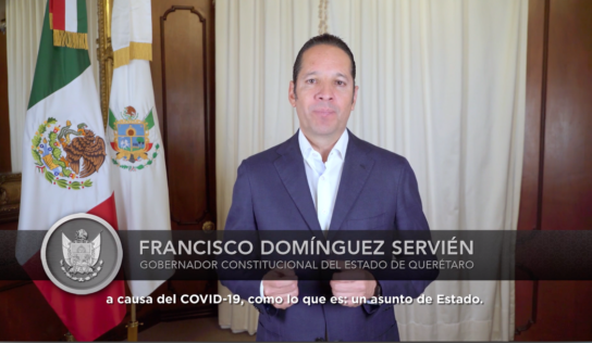 Anuncio de Francisco Dominguez sobre COVID-19