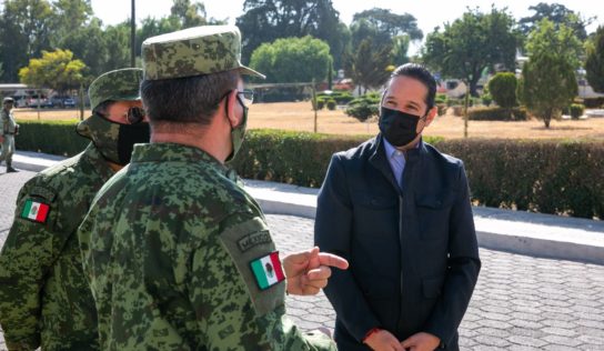 En Querétaro se trabaja de manera coordinada, se respeta a las instituciones y se honra al Ejército