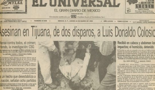 Una crónica a detalle del magnicidio de Luis Donaldo Colosio