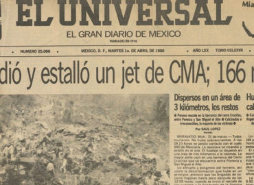 Sin sobrevivientes y a tan solo 14 minutos de vuelo: Así fue el peor accidente de la aviación mexicana