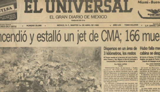 Sin sobrevivientes y a tan solo 14 minutos de vuelo: Así fue el peor accidente de la aviación mexicana