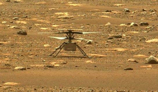 Helicóptero de la NASA logra histórico primer vuelo en Marte