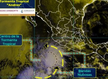 Se forma la tormenta tropical “Andrés” frente a costas de Michoacán