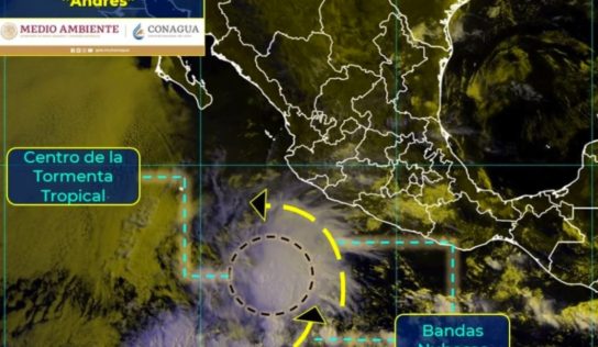 Se forma la tormenta tropical “Andrés” frente a costas de Michoacán