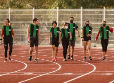 Entrega Municipio de Querétaro pista de atletismo en la UTEQ