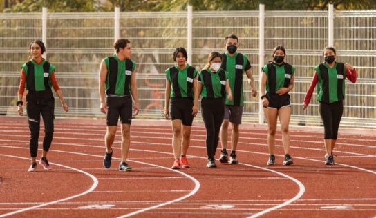 Entrega Municipio de Querétaro pista de atletismo en la UTEQ