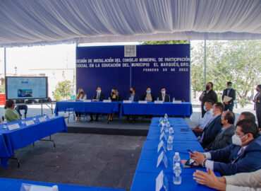 Instalan el Consejo Municipal de Participación Social en la Educación del municipio de El Marqués