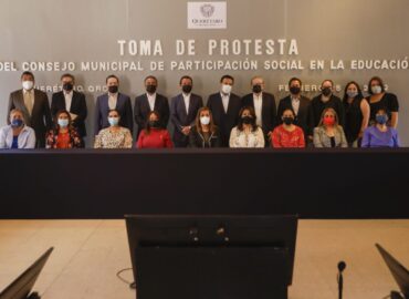 Rinde protesta el Consejo Municipal de Participación Social de la Educación