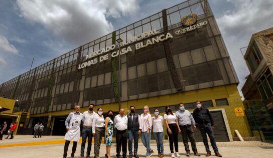 Entrega Municipio de Querétaro el nuevo estacionamiento y remodelación del Mercado de Lomas de Casa Blanca