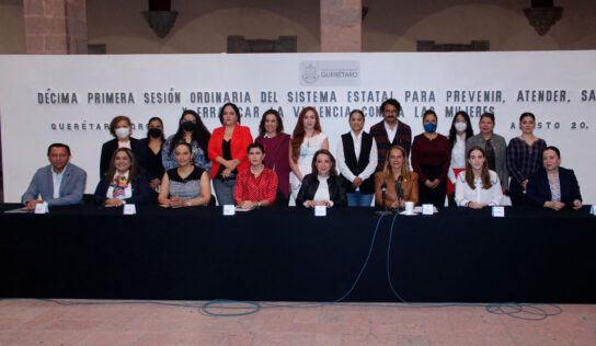 Fortalecen acciones contra la violencia hacia las mujeres en Querétaro