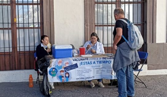 Aplicadas 243 mil 242 dosis de vacuna contra influenza