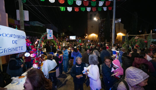 Encienden Árbol Navideño en El Marqués