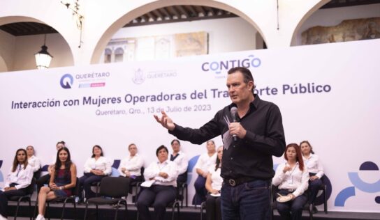 Reconoce Mauricio Kuri a operadoras del transporte público