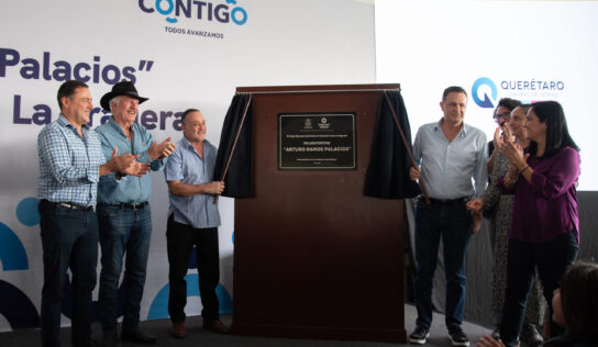 Mauricio Kuri y Enrique Vega realizaron la inauguración del Polideportivo en la Pradera en el Marqués