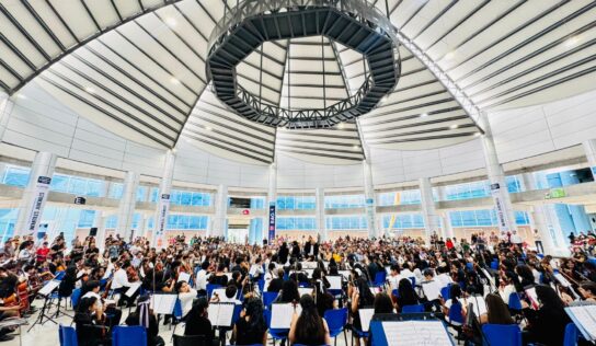 Participan niñas, niños y adolescentes de 12 municipios en el Concierto de Verano 2025