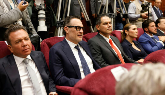 Mauricio Kuri asiste a la toma de protesta del nuevo Poder Judicial de la Nación