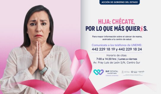 Fortalece SESA la sensibilización y detección temprana de Cáncer de Mama