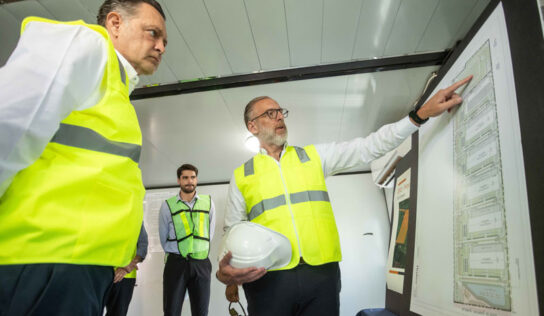 Registra un 92 % de avance la construcción de la Subestación de Maniobras de Energía El Blanco
