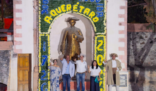 Conmemora Rodrigo Monsalvo 300 años del origen del Acueducto de Querétaro