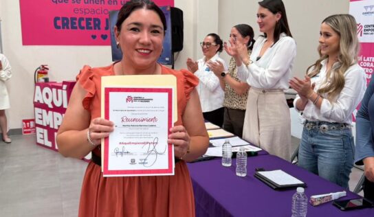 Municipio de Querétaro celebra la graduación de la segunda generación de mujeres del Centro de Empoderamiento