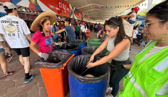 Recupera Municipio de Querétaro más de 23 toneladas de residuos en el Festival de Comunidades Extranjeras