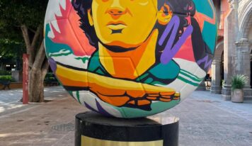 Municipio de Querétaro presenta la exposición “Querétaro: La Capital de la cultura futbolera” en el Centro Histórico