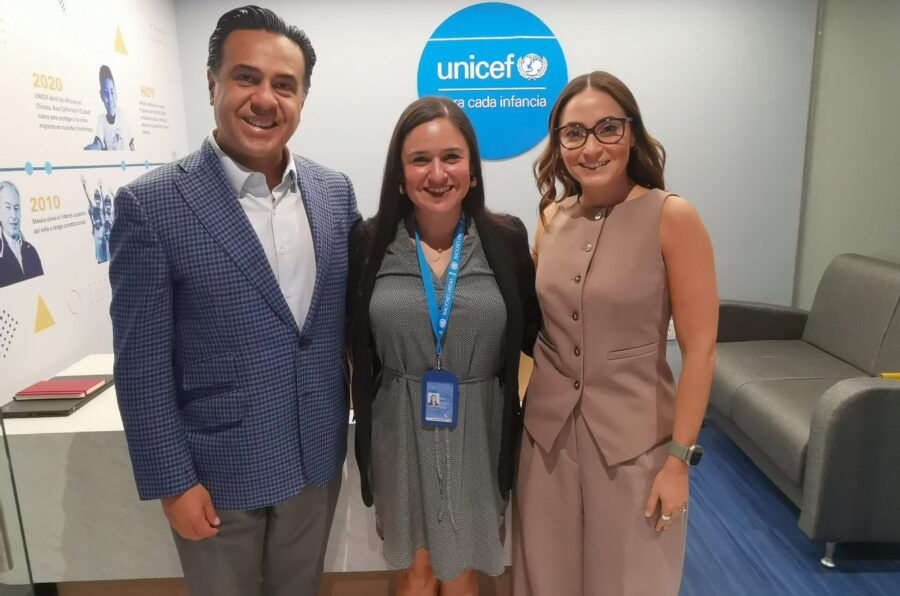 Presenta Luis Nava ante UNICEF el programa Contigo y tu Bebé