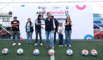 Inaugura Luis Nava torneo “Todos al Mundial Contigo