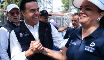 Encabeza Luis Nava trabajos de rehabilitación de espacios públicos en Ejido Modelo