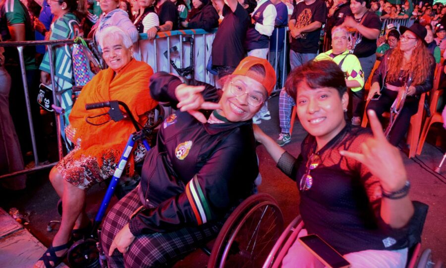 MéxicQ Zona Fest ofrece espacios incluyentes para personas con discapacidad y adultos mayores