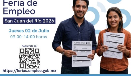 Invita Secretaría del Trabajo a Feria de Empleo en San Juan del Río
