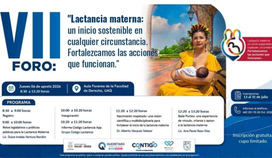 Invita SESA a participar en el VII Foro de Lactancia Materna 2026