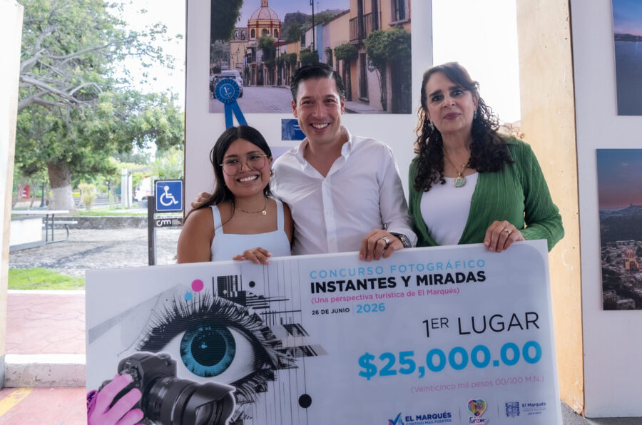 Rodrigo Monsalvo premia a ganadores de “Instantes y Miradas” y fortalece la promoción turística de El Marqués