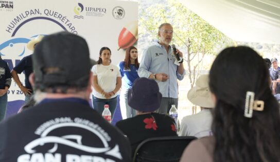 Anuncia Marco Del Prete muelle para presa de Huimilpan